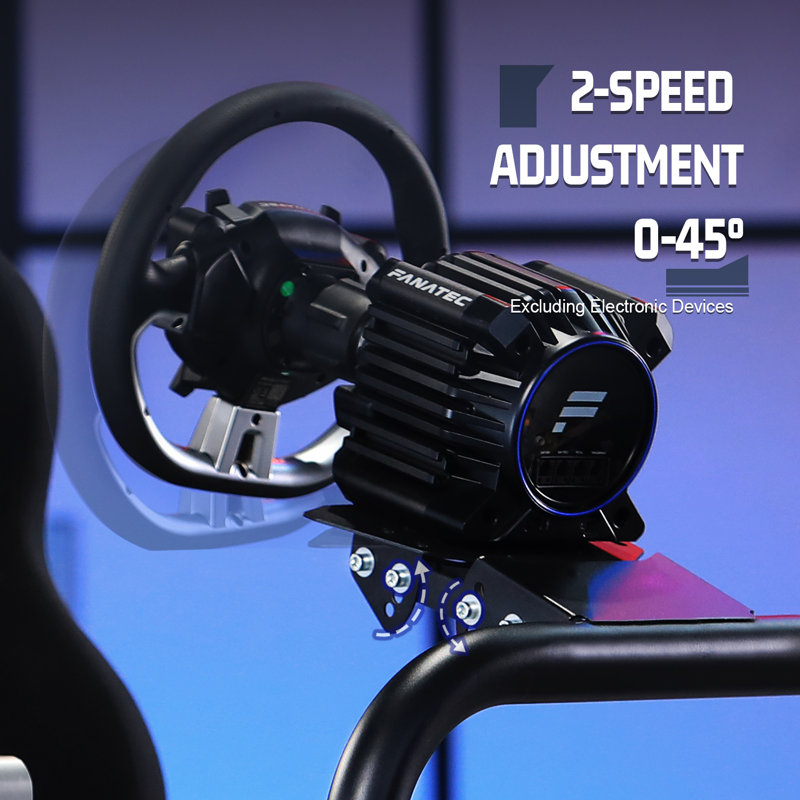 Anman Simulator Racing Cockpit with Black Seat & Monitor Stand Fit Logitech  G29 G920, Not Include Steering wheel & Wheels & Pedals and Shifter  Handbrake | Wayfair